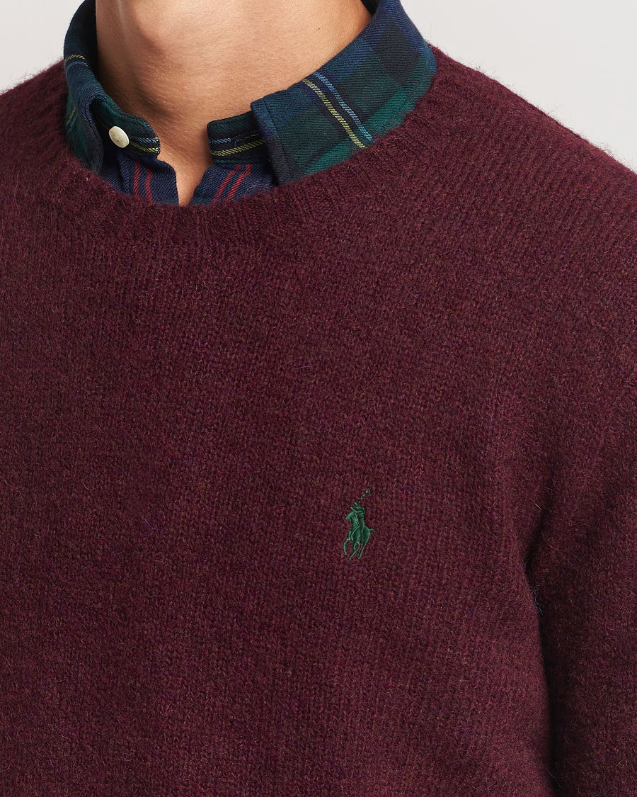 Mies | Puserot | Polo Ralph Lauren | Alpaca Crew Neck Sweater Aged Wine Heather