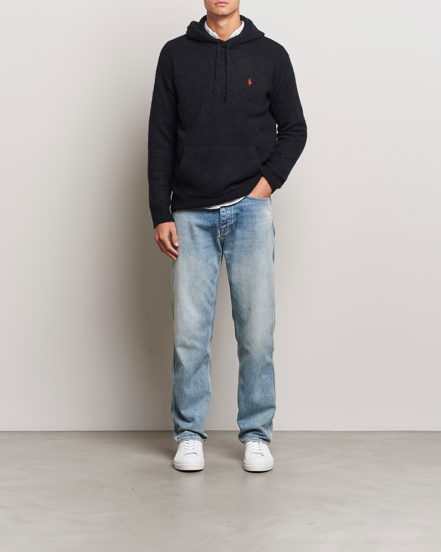 Mies | Puserot | Polo Ralph Lauren | Alpaca Hoodie Polo Black