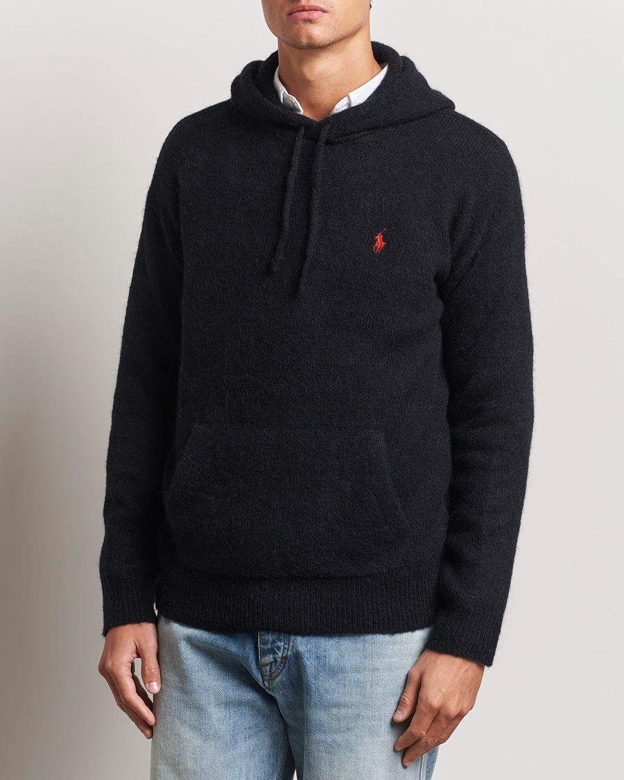 Mies | Puserot | Polo Ralph Lauren | Alpaca Hoodie Polo Black