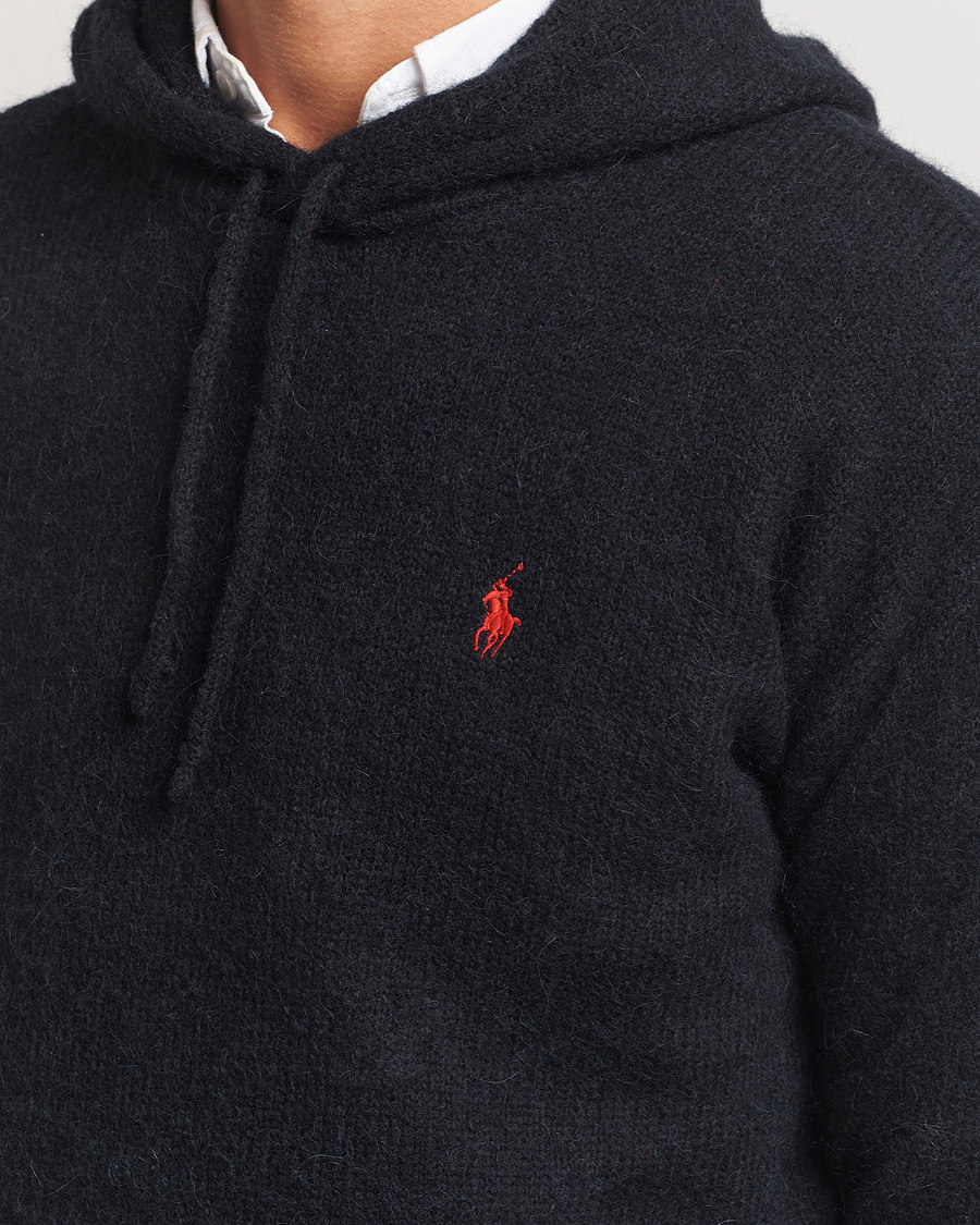 Mies | Puserot | Polo Ralph Lauren | Alpaca Hoodie Polo Black