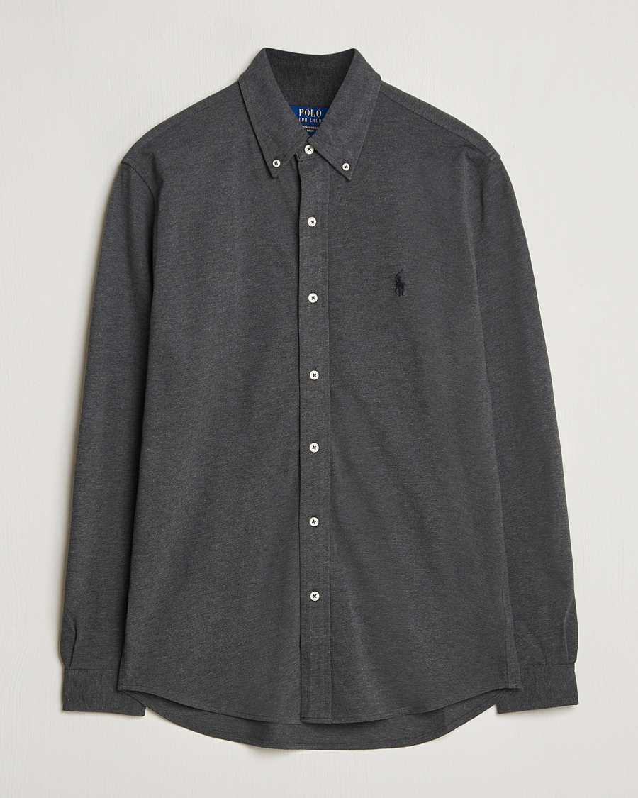 Mies | Kauluspaidat | Polo Ralph Lauren | Featherweight Mesh Shirt Windsor Heather