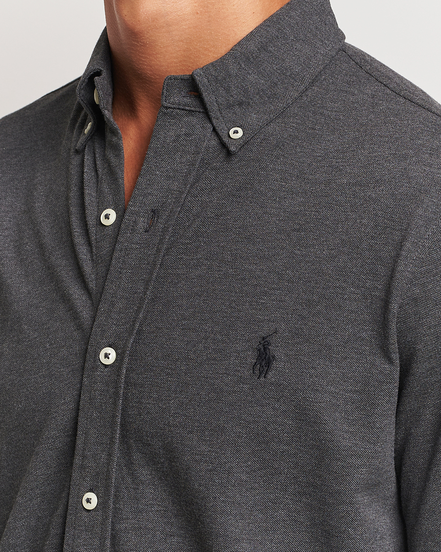 Mies | Kauluspaidat | Polo Ralph Lauren | Featherweight Mesh Shirt Windsor Heather