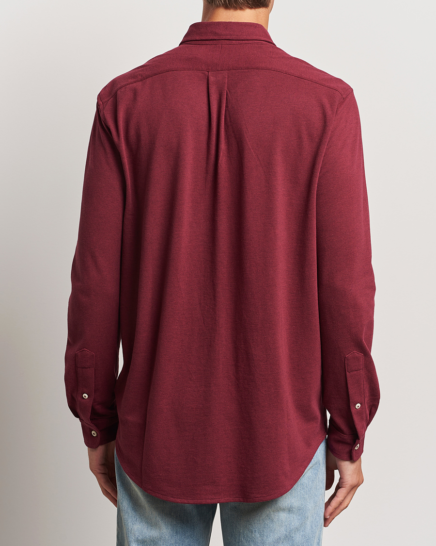 Mies | Kauluspaidat | Polo Ralph Lauren | Featherweight Mesh Shirt Vintage Port Heather