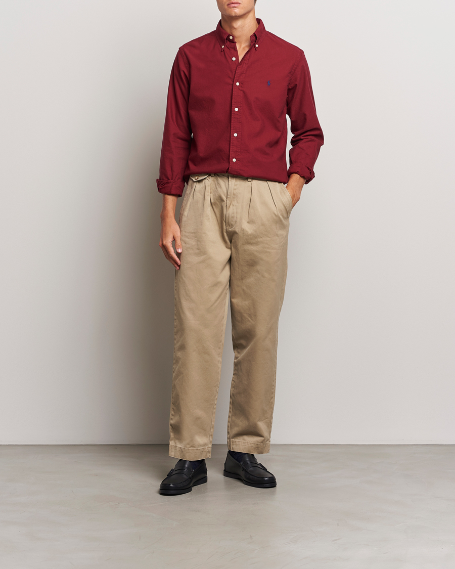 Mies | Kauluspaidat | Polo Ralph Lauren | Custom Slim Fit Oxford Shirt Red Carpet