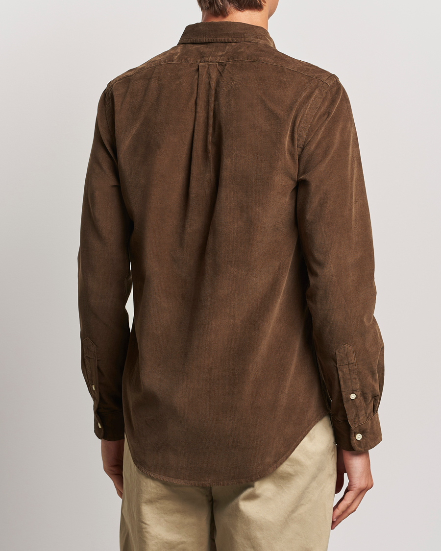 Mies | Kauluspaidat | Polo Ralph Lauren | Slim Fit Corduroy Shirt Chocolate Mousse