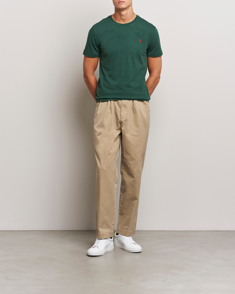 Mies | T-paidat | Polo Ralph Lauren | Custom Slim Fit Tee Scotch Pine Heather