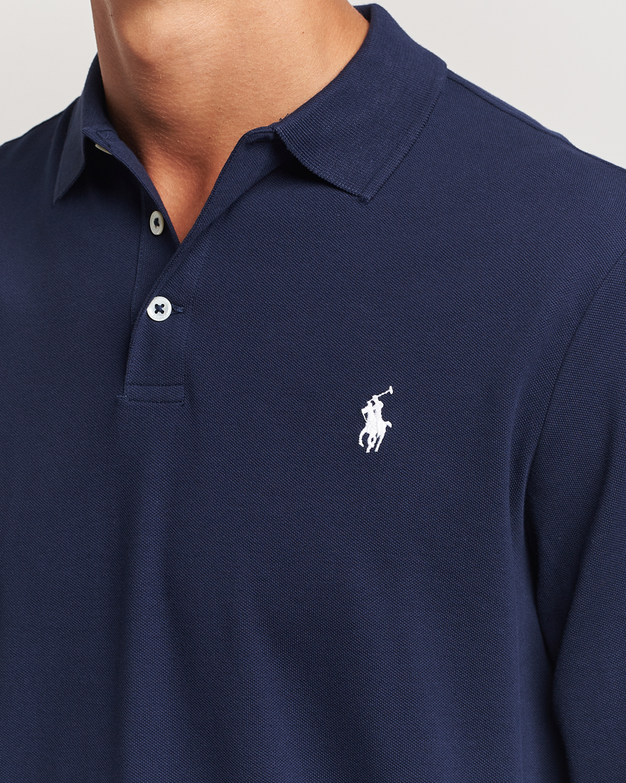 Mies | Puserot | Polo Ralph Lauren | Custom Slim Fit Long Sleeve Polo Refined Navy