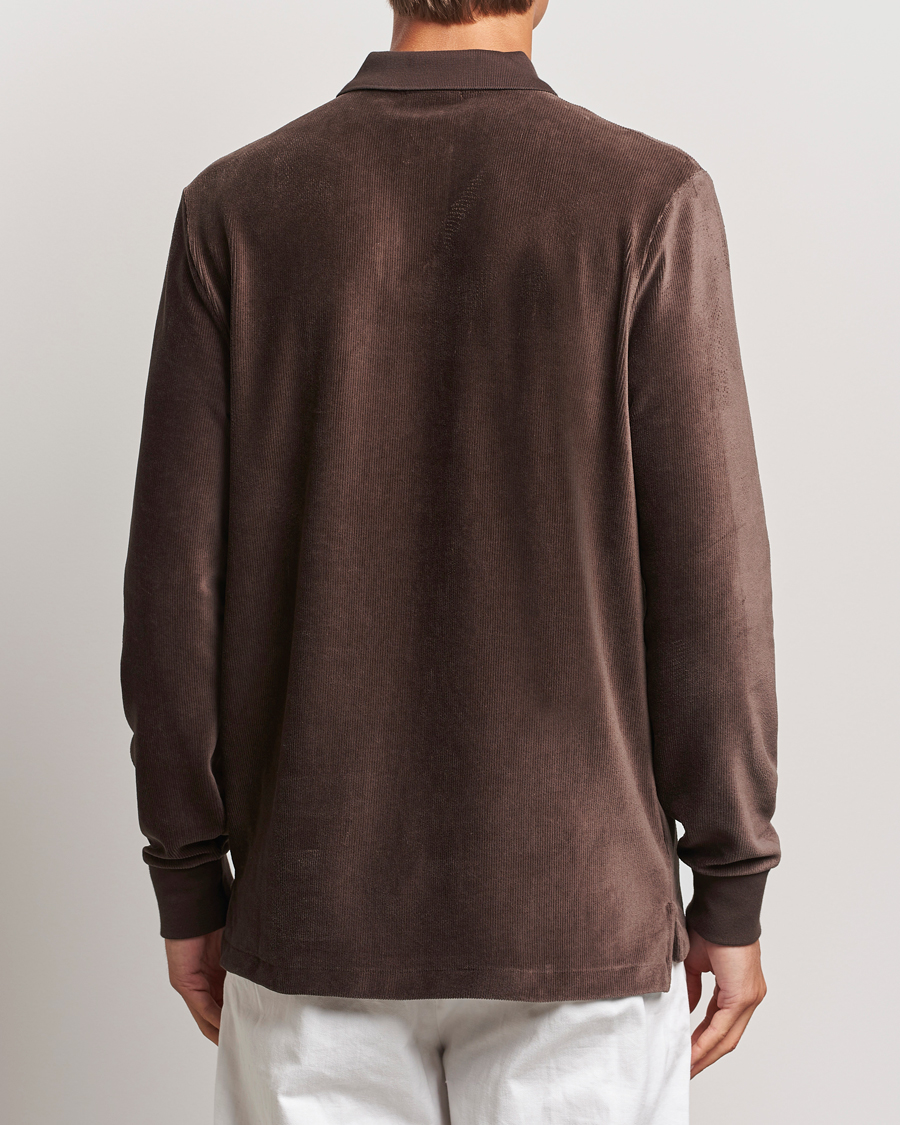 Mies | Puserot | Polo Ralph Lauren | Corduroy Long Sleeve Polo Circuit Brown