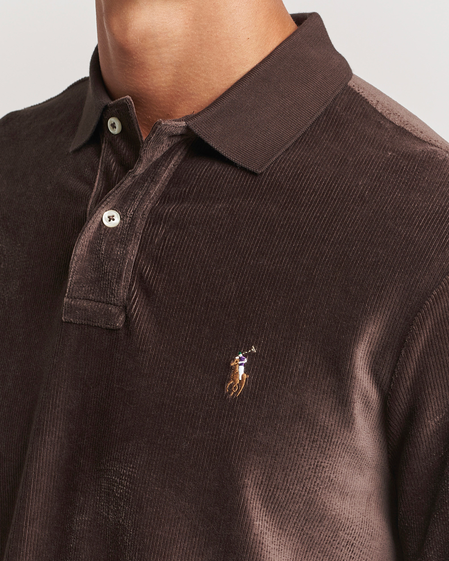 Mies | Puserot | Polo Ralph Lauren | Corduroy Long Sleeve Polo Circuit Brown