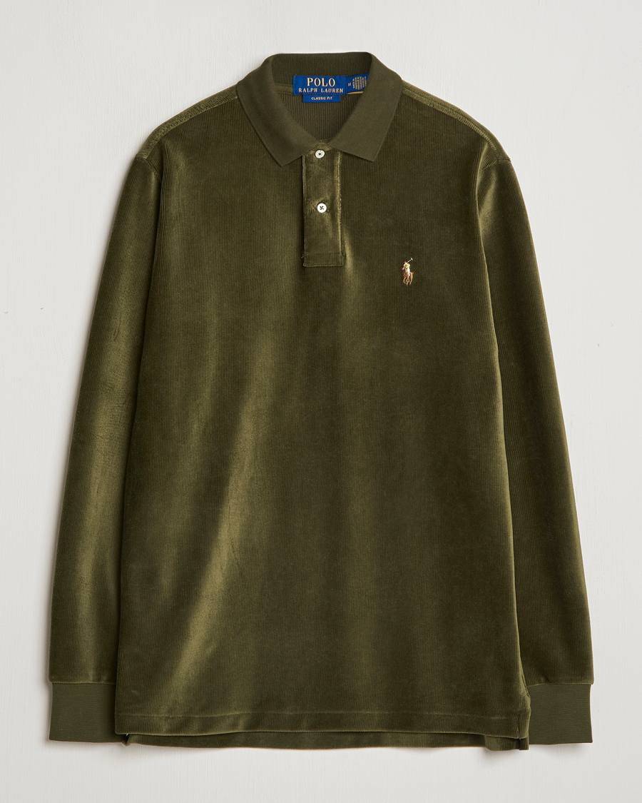 Mies | Puserot | Polo Ralph Lauren | Corduroy Long Sleeve Polo Dark Loden