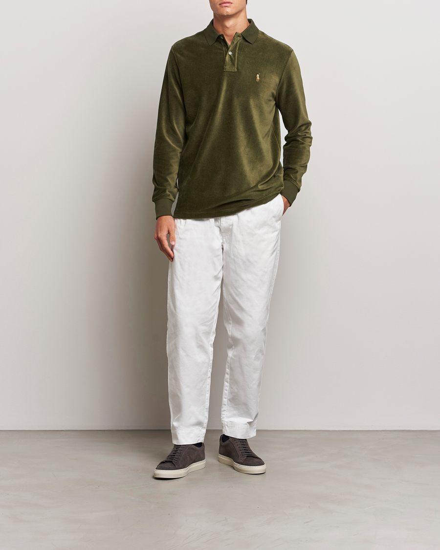 Mies | Puserot | Polo Ralph Lauren | Corduroy Long Sleeve Polo Dark Loden