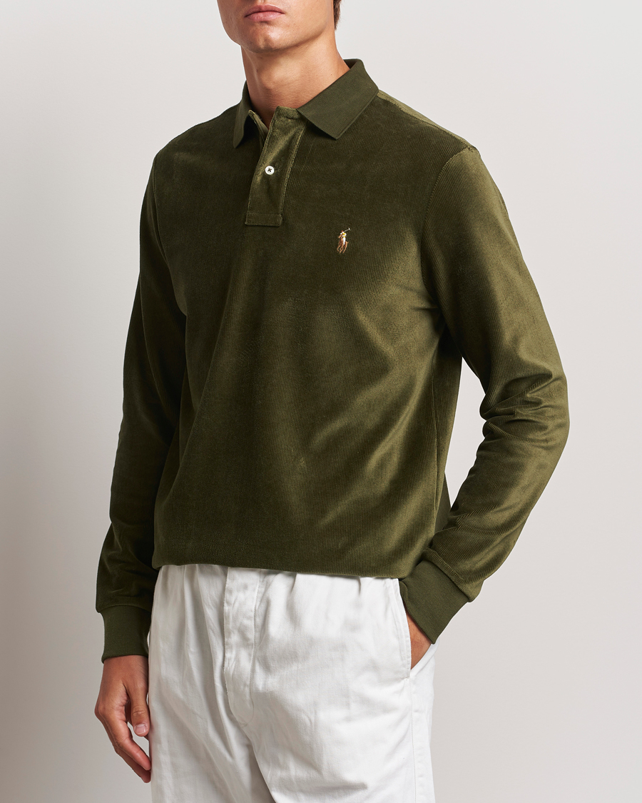 Mies | Puserot | Polo Ralph Lauren | Corduroy Long Sleeve Polo Dark Loden