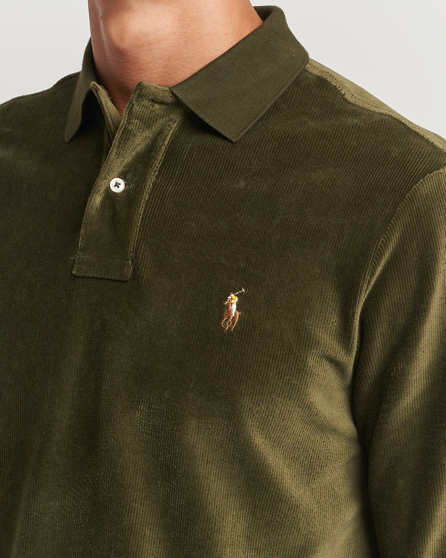 Mies | Puserot | Polo Ralph Lauren | Corduroy Long Sleeve Polo Dark Loden