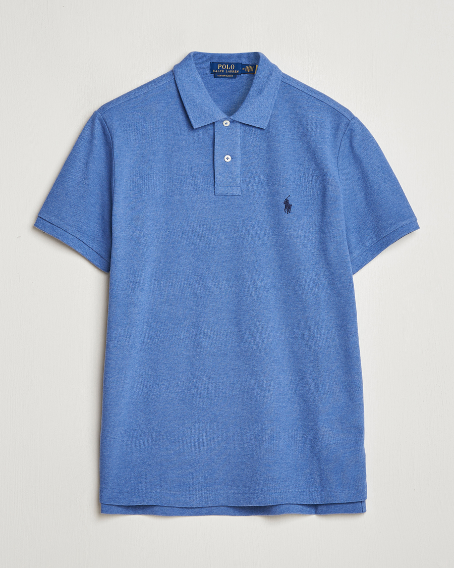 Mies | Pikeet | Polo Ralph Lauren | Custom Slim Fit Polo Faded Royal Heather