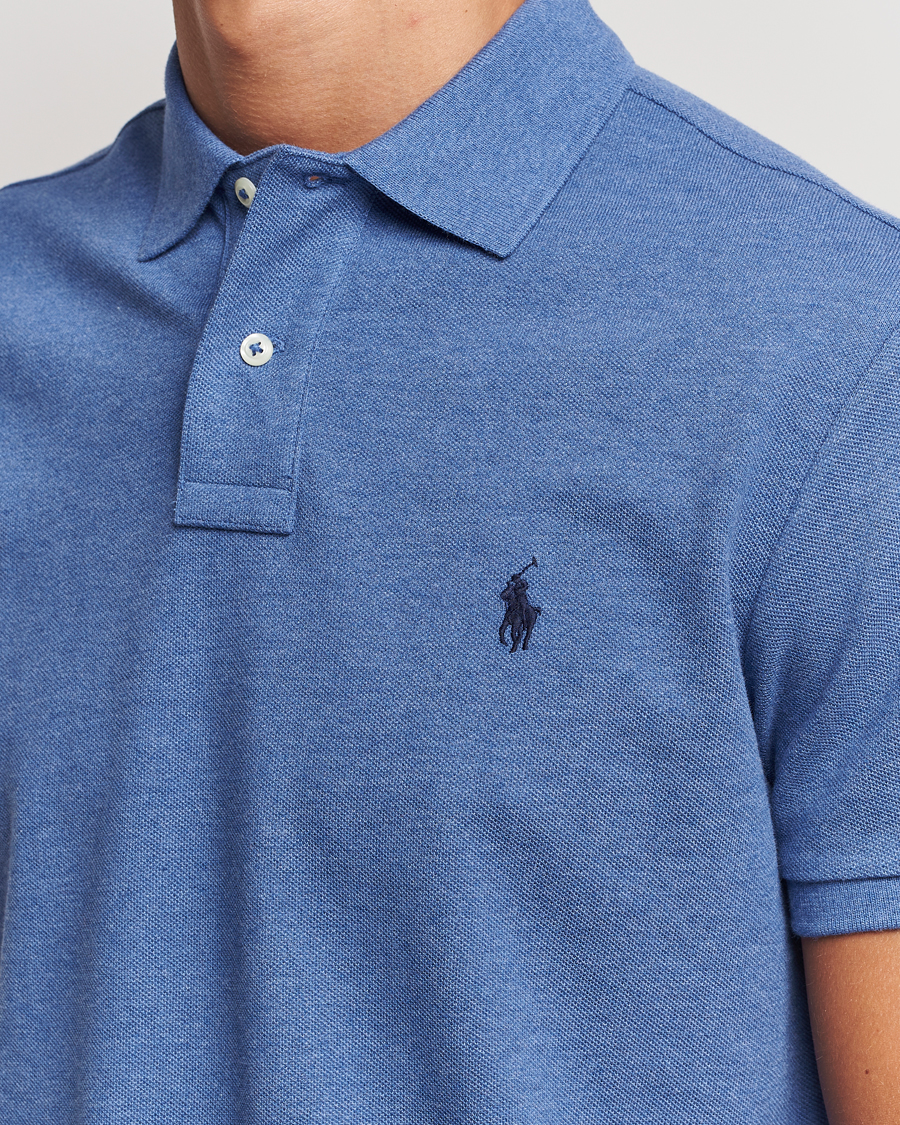 Mies | Pikeet | Polo Ralph Lauren | Custom Slim Fit Polo Faded Royal Heather