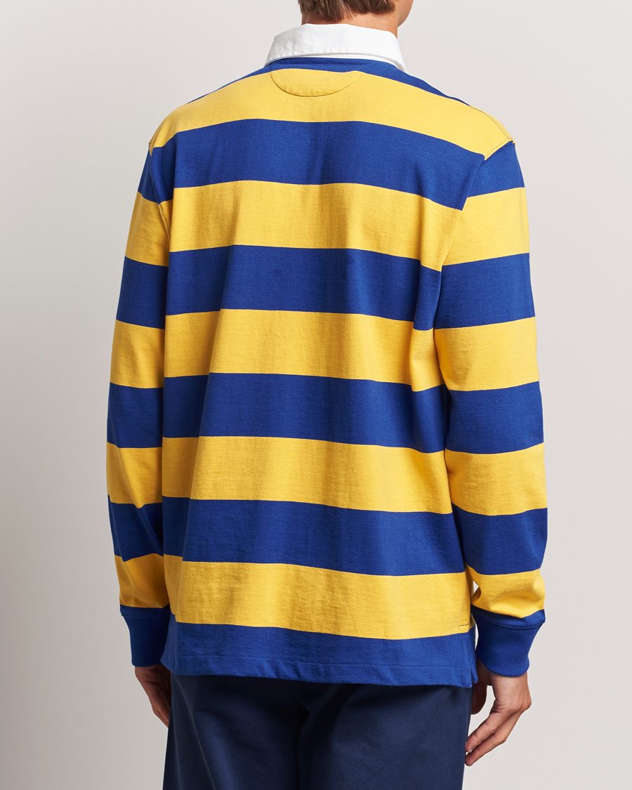 Mies | Puserot | Polo Ralph Lauren | Jersey Striped Rugger Yellow/Classic Azure
