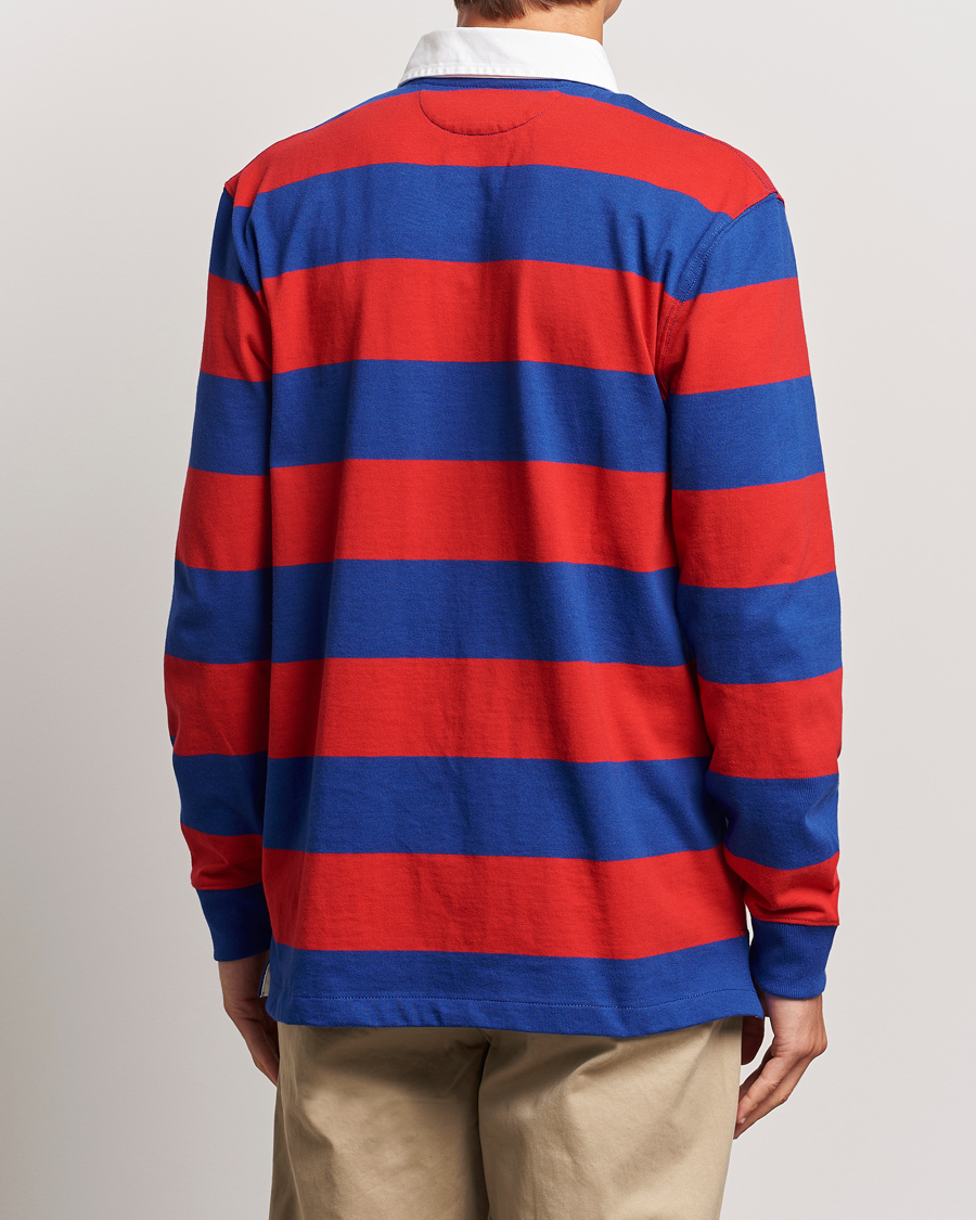 Mies | Puserot | Polo Ralph Lauren | Jersey Striped Rugger Red/Classic Azure