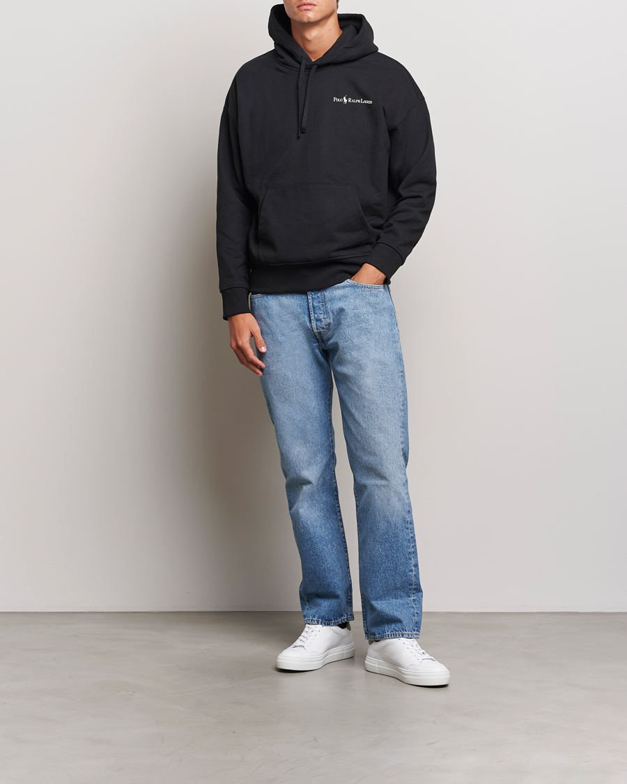 Mies | Puserot | Polo Ralph Lauren | Heavy Fleece Hoodie Polo Black