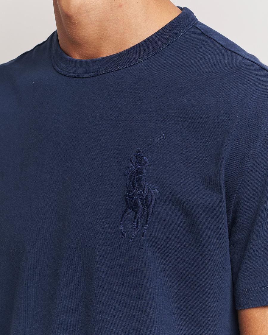 Mies | T-paidat | Polo Ralph Lauren | Tonal Polo Player Tee Cruise Navy