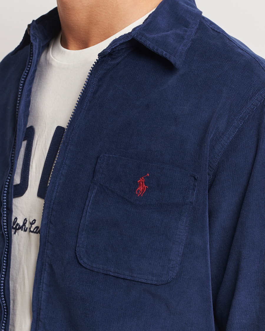 Mies | Kauluspaidat | Polo Ralph Lauren | Corduroy Shirt Jacket Newport Navy
