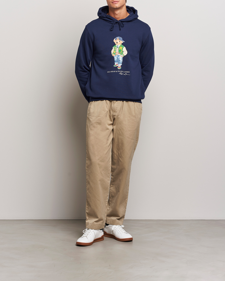 Mies | Puserot | Polo Ralph Lauren | Varsity Bear Hoodie Navy