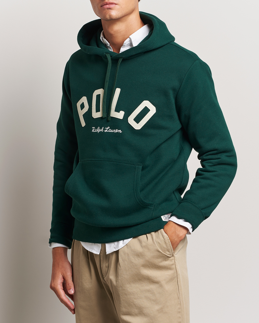Mies | Puserot | Polo Ralph Lauren | RL Varsity Fleece Hoodie Moss Agate