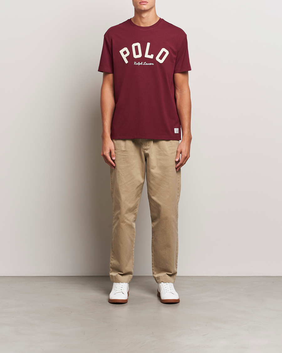Mies | T-paidat | Polo Ralph Lauren | RL Varsity Tee Classic Wine