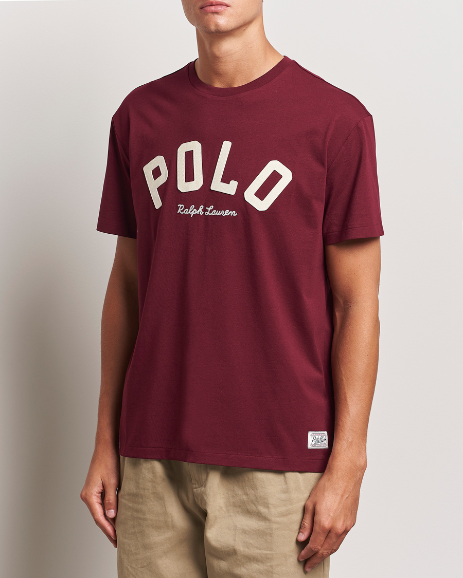 Mies | T-paidat | Polo Ralph Lauren | RL Varsity Tee Classic Wine