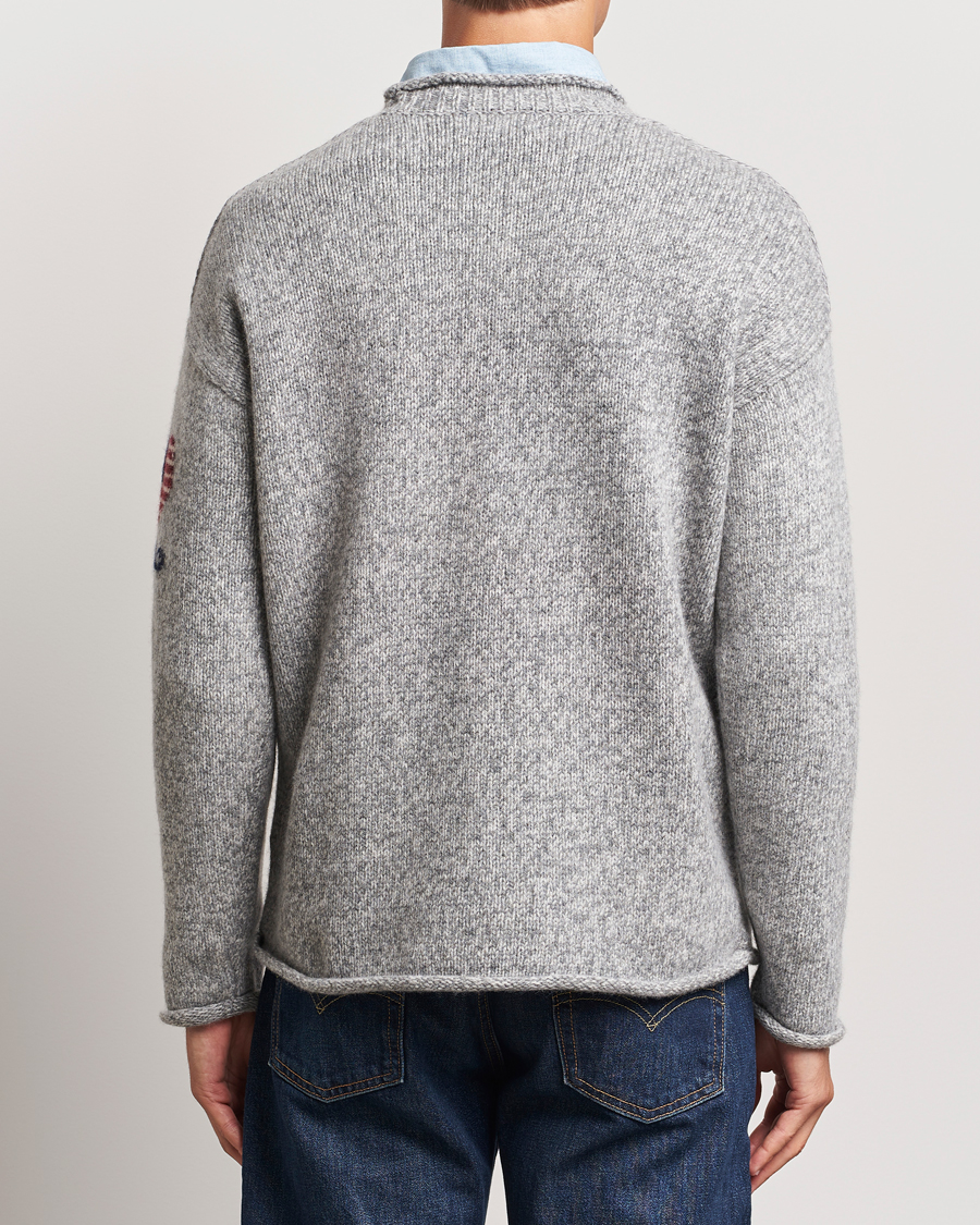 Mies | Puserot | Polo Ralph Lauren | Wool Flag Sweater Grey Combo