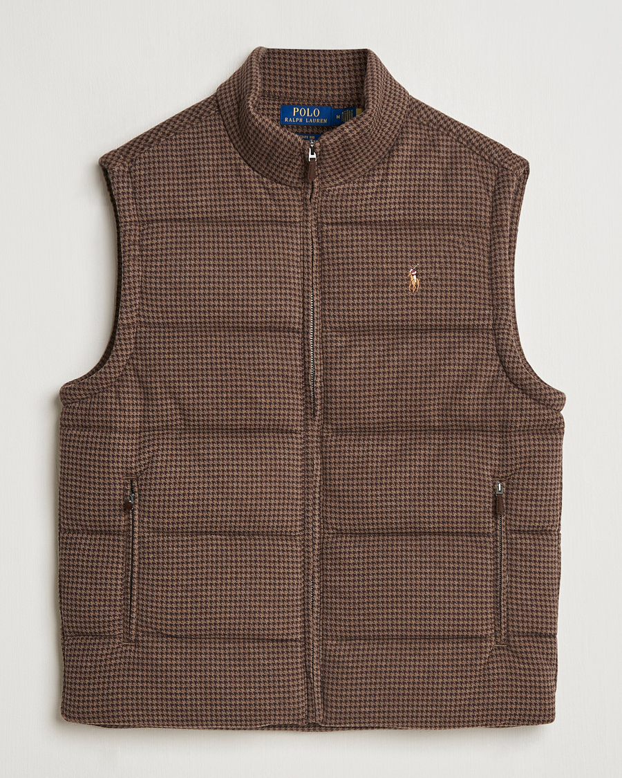 Mies | Takit | Polo Ralph Lauren | Quilted Vest Cedar Heather Dogtooth