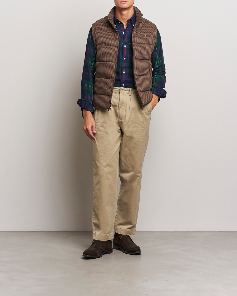 Mies | Takit | Polo Ralph Lauren | Quilted Vest Cedar Heather Dogtooth