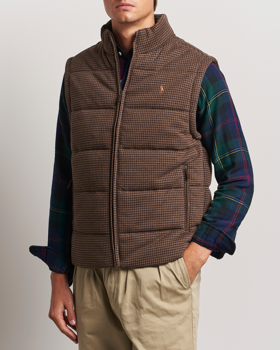 Mies | Takit | Polo Ralph Lauren | Quilted Vest Cedar Heather Dogtooth