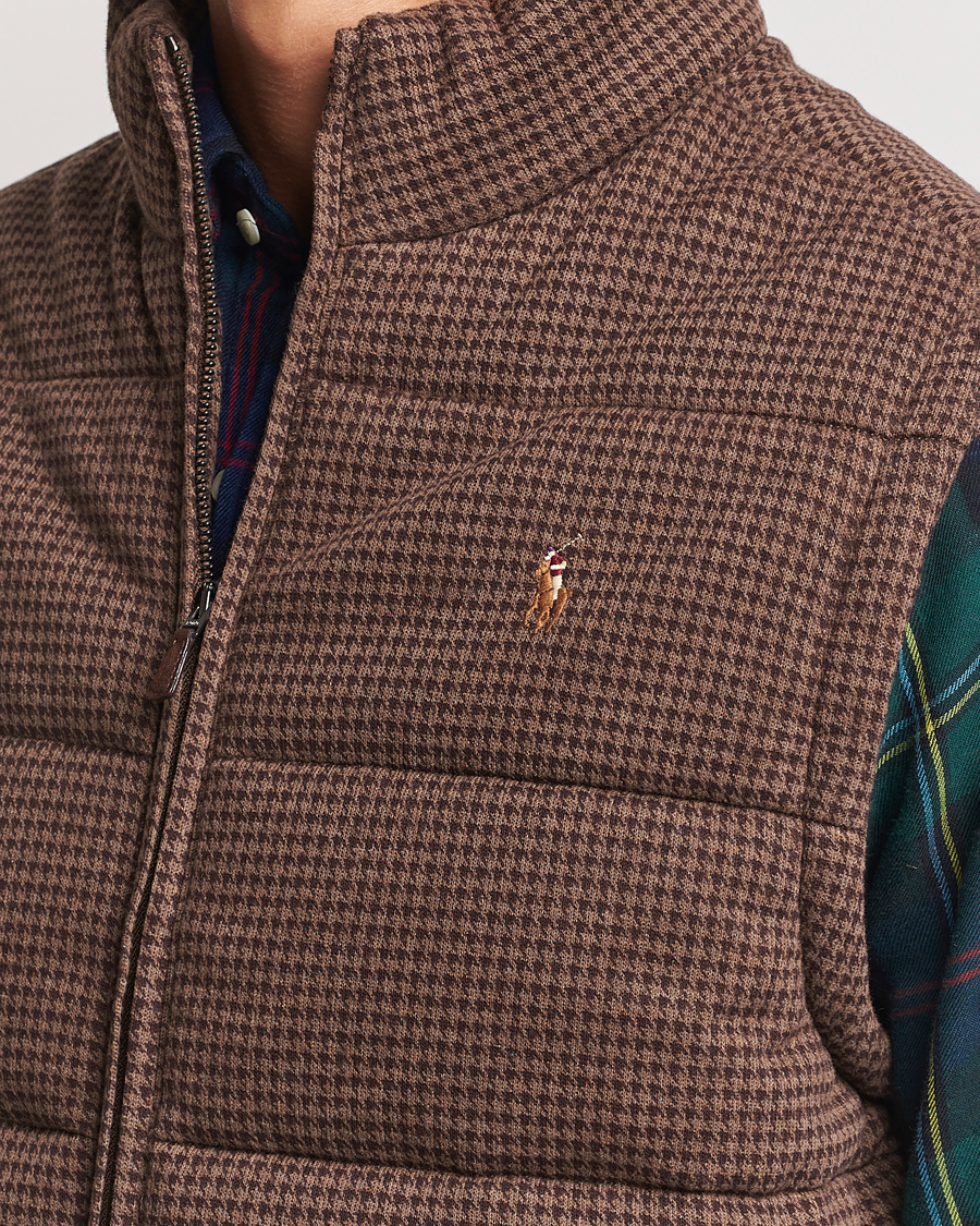 Mies | Takit | Polo Ralph Lauren | Quilted Vest Cedar Heather Dogtooth