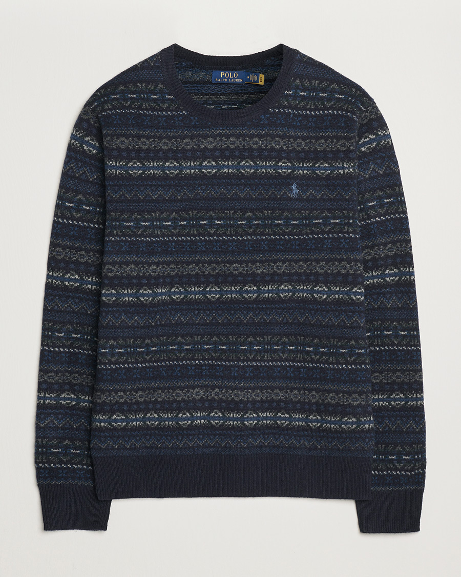 Mies | Puserot | Polo Ralph Lauren | Wool Fairisle Sweater Navy Combo