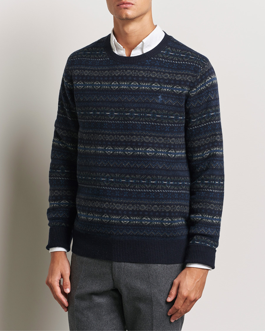Mies | Puserot | Polo Ralph Lauren | Wool Fairisle Sweater Navy Combo