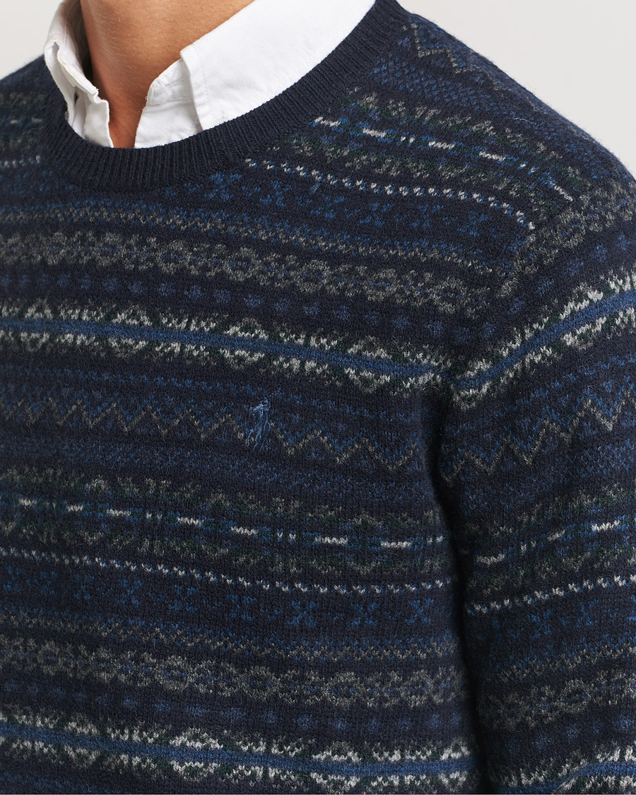 Mies | Puserot | Polo Ralph Lauren | Wool Fairisle Sweater Navy Combo