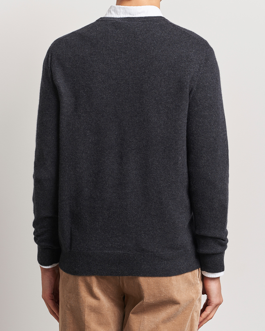 Mies | Puserot | Polo Ralph Lauren | Holiday Dog Cashmere Sweater Dark Granite Heather