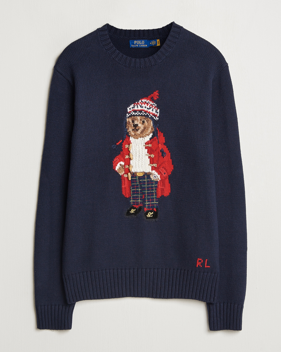 Mies | Puserot | Polo Ralph Lauren | Holiday Bear Sweater RL Navy