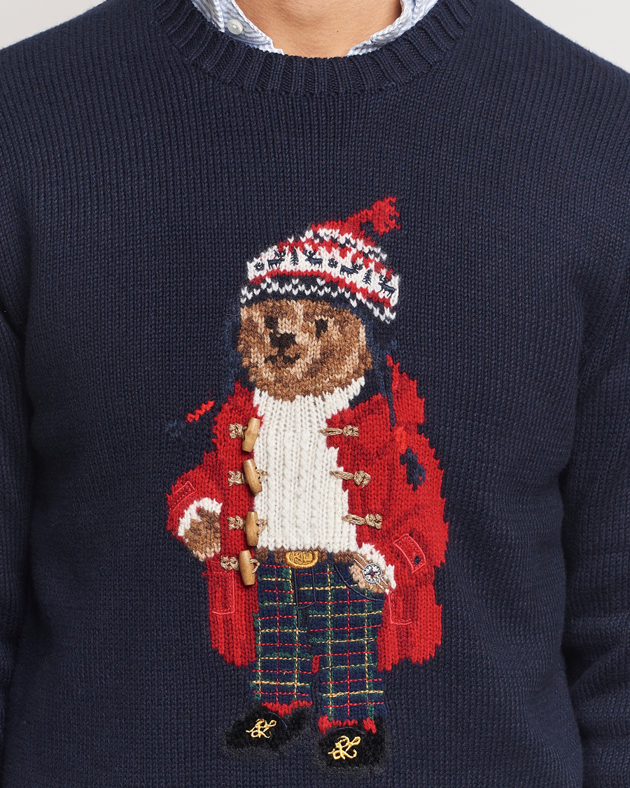 Mies | Puserot | Polo Ralph Lauren | Holiday Bear Sweater RL Navy