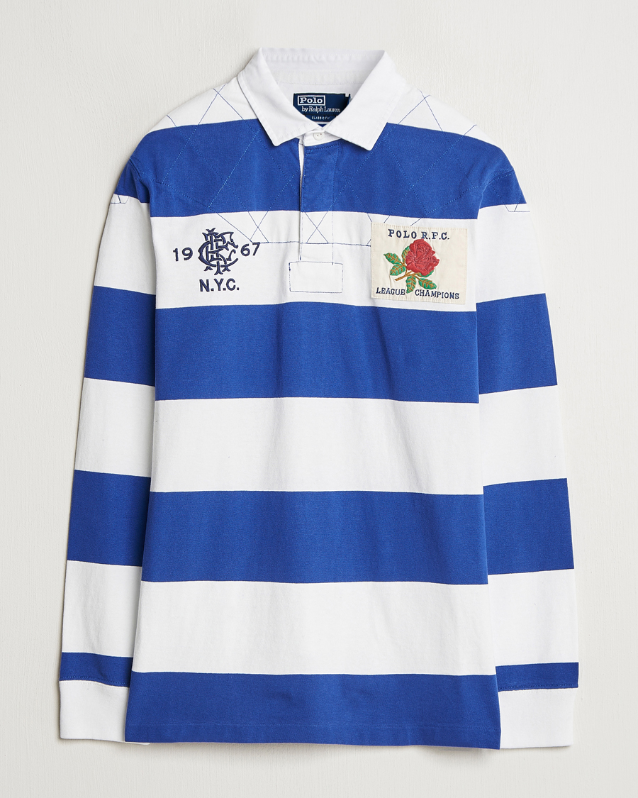 Mies | Puserot | Polo Ralph Lauren | Rugby Patch Deckwash White/Active Blue