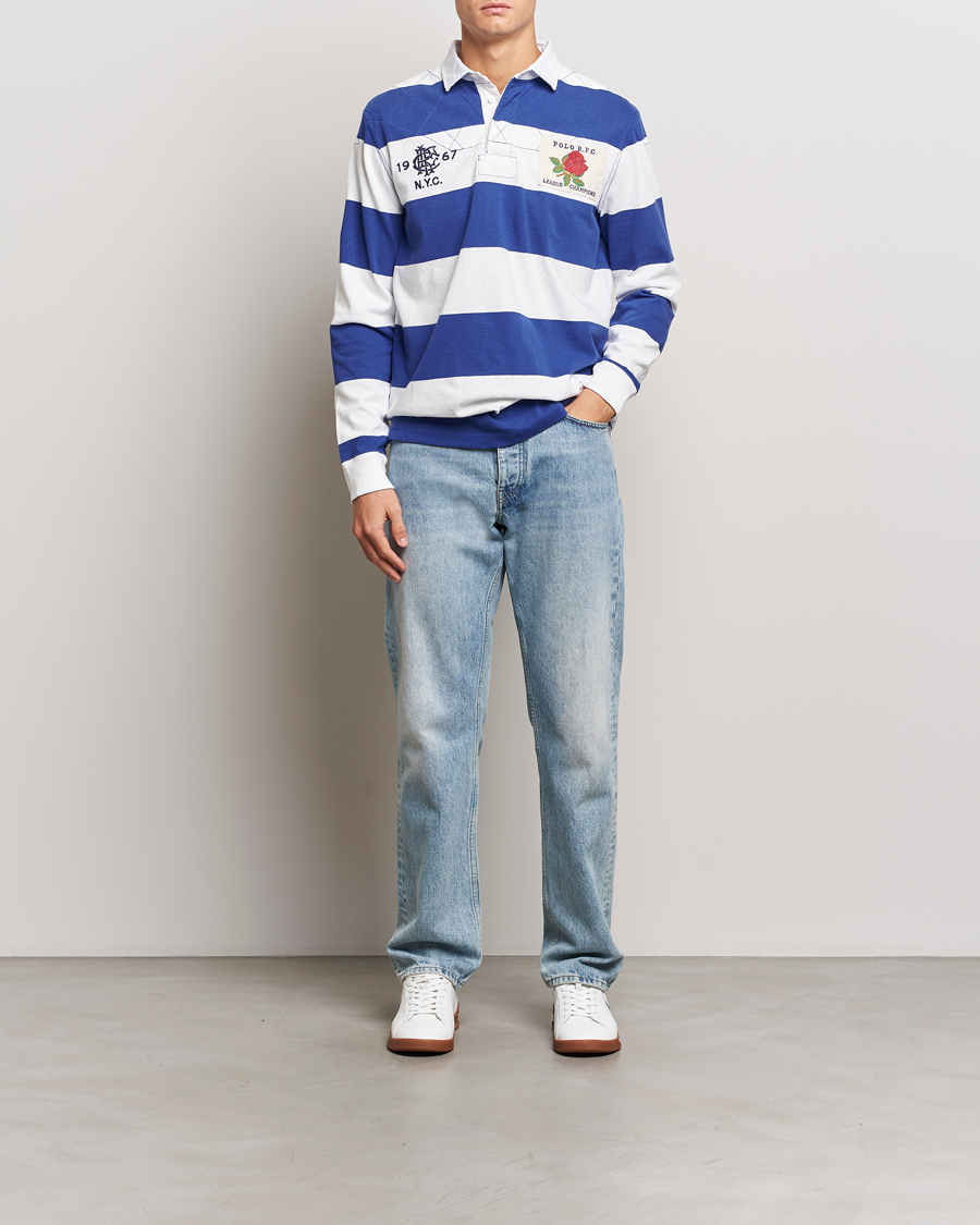Mies | Puserot | Polo Ralph Lauren | Rugby Patch Deckwash White/Active Blue