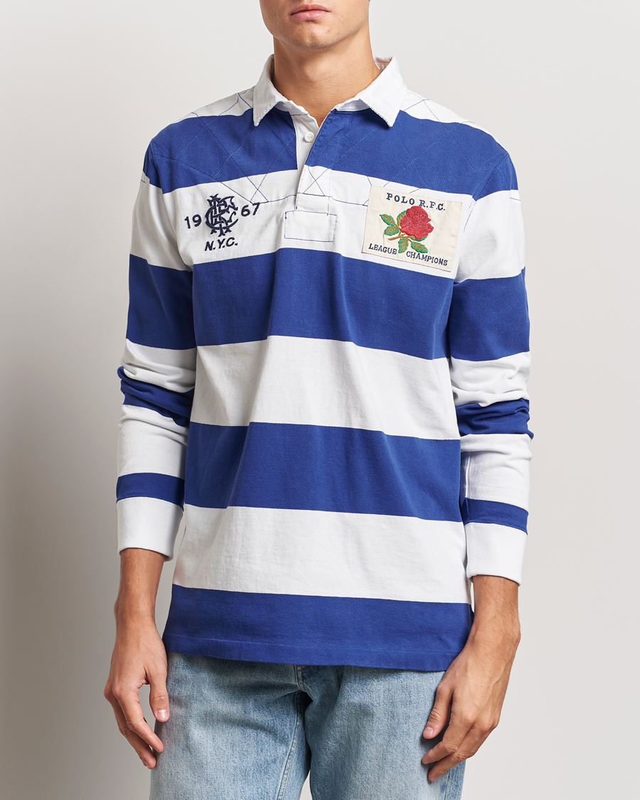 Mies | Puserot | Polo Ralph Lauren | Rugby Patch Deckwash White/Active Blue