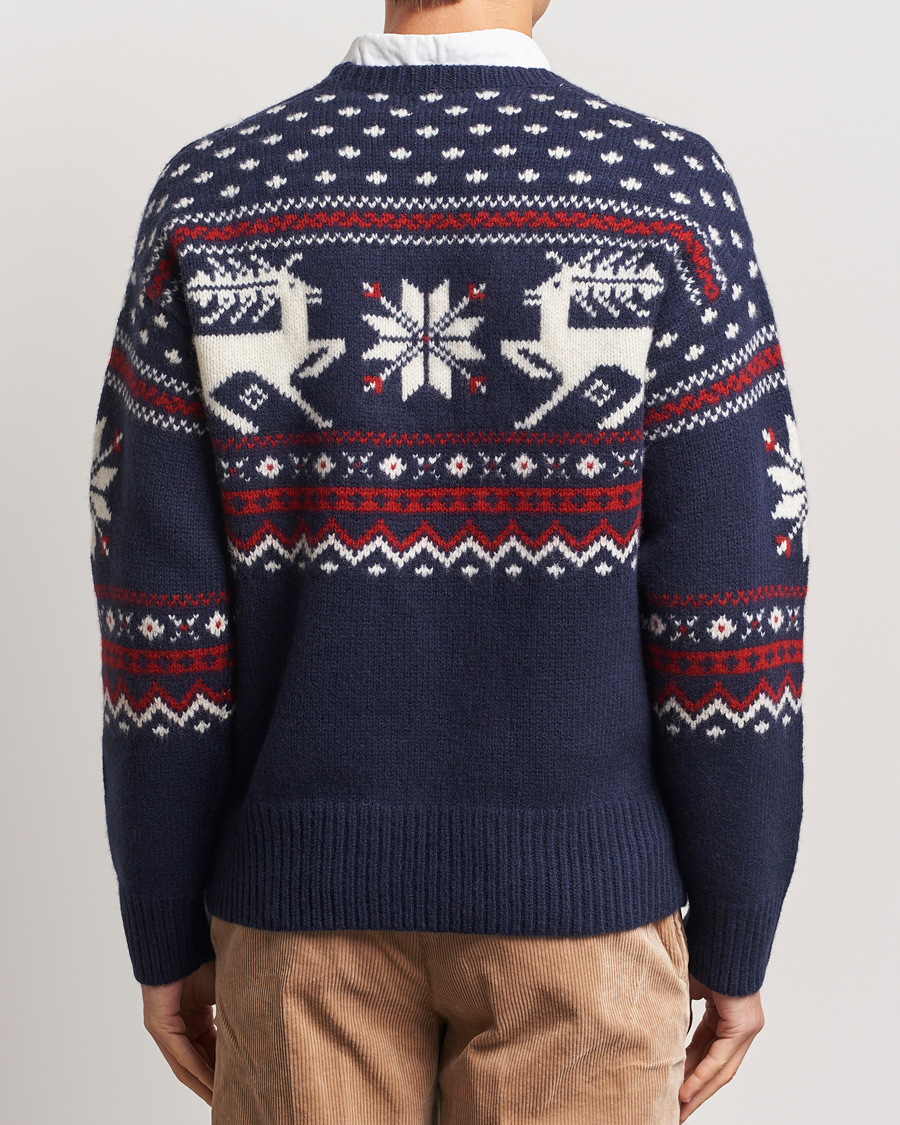 Mies | Puserot | Polo Ralph Lauren | Raindeer Wool Sweater Navy Combo