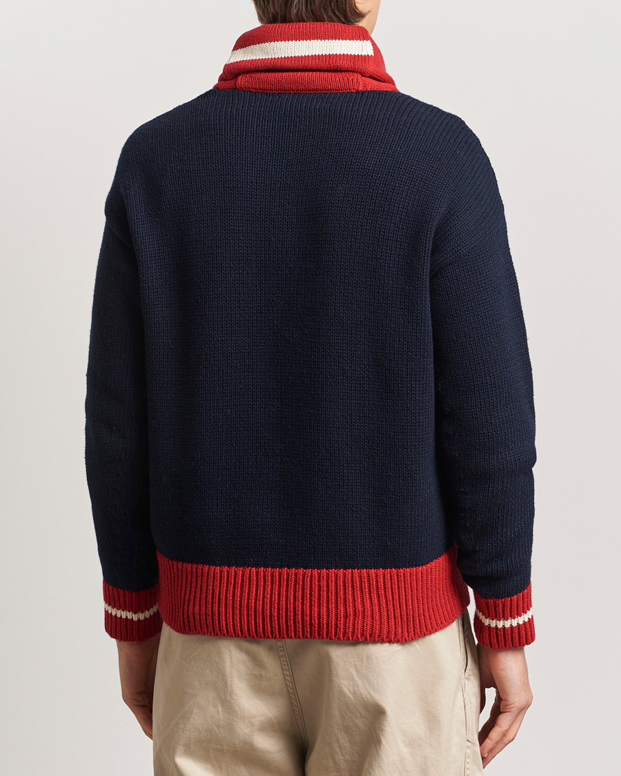 Mies | Puserot | Polo Ralph Lauren | Cotton Shawl Pullover Navy Combo