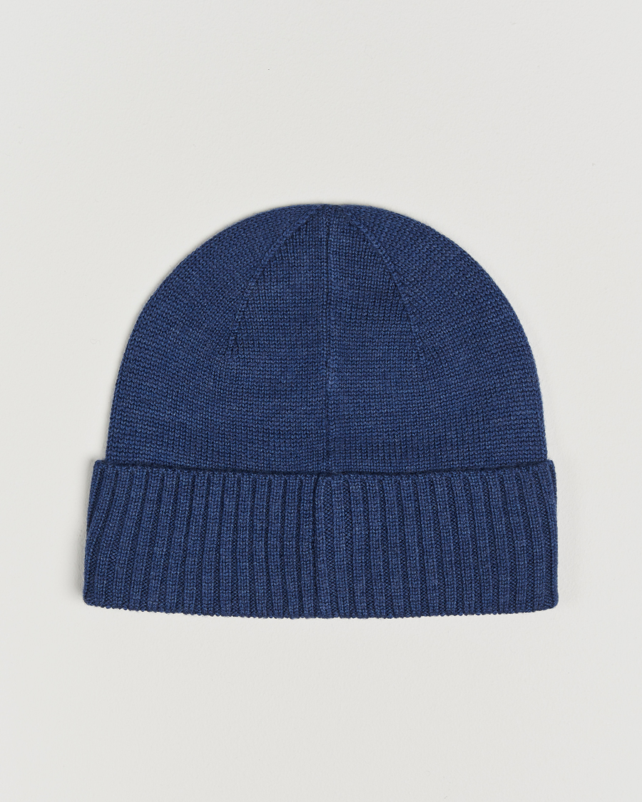 Mies | Polo Ralph Lauren Merino Beanie Rustic Navy Heather | Polo Ralph Lauren | Merino Beanie Rustic Navy Heather