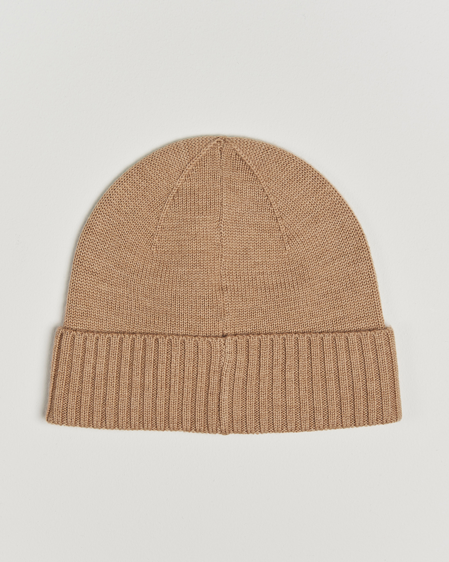 Mies | Pipot | Polo Ralph Lauren | Merino Beanie Camel Melange