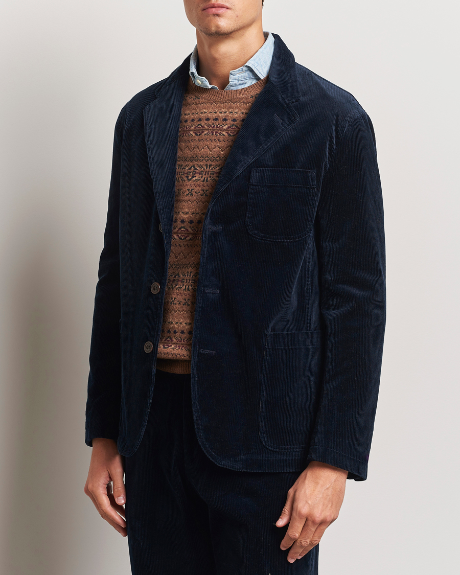 Mies | Pikkutakit | Polo Ralph Lauren | Corduroy Stretch Blazer Aviator Navy