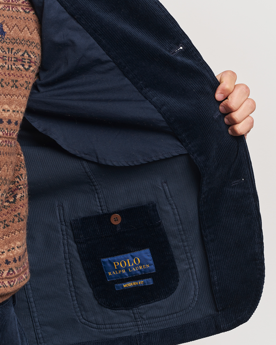 Mies | Pikkutakit | Polo Ralph Lauren | Corduroy Stretch Blazer Aviator Navy