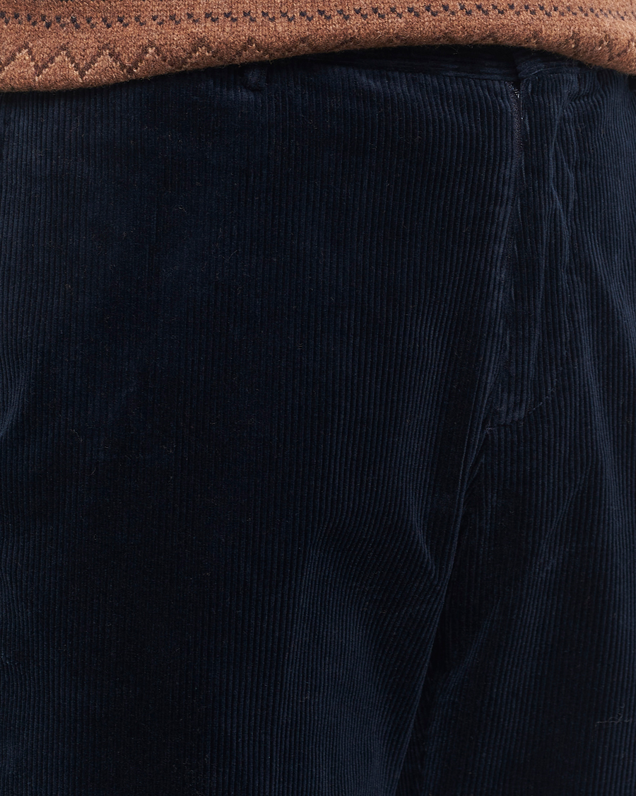 Mies | Housut | Polo Ralph Lauren | Corduroy Pleated Trousers Aviator Navy