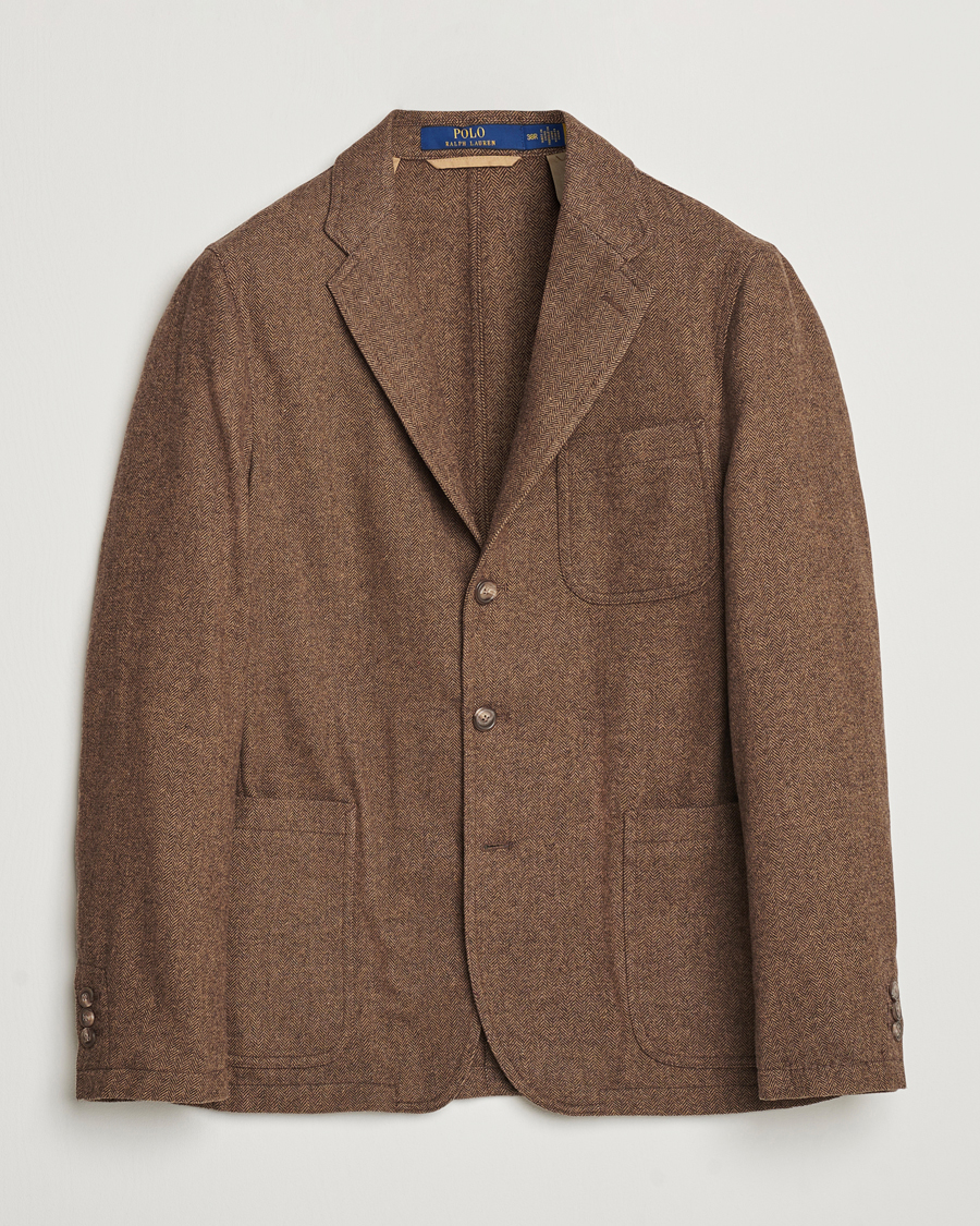 Mies | Pikkutakit | Polo Ralph Lauren | Classic Herringbone Sportcoat Brown/Tan